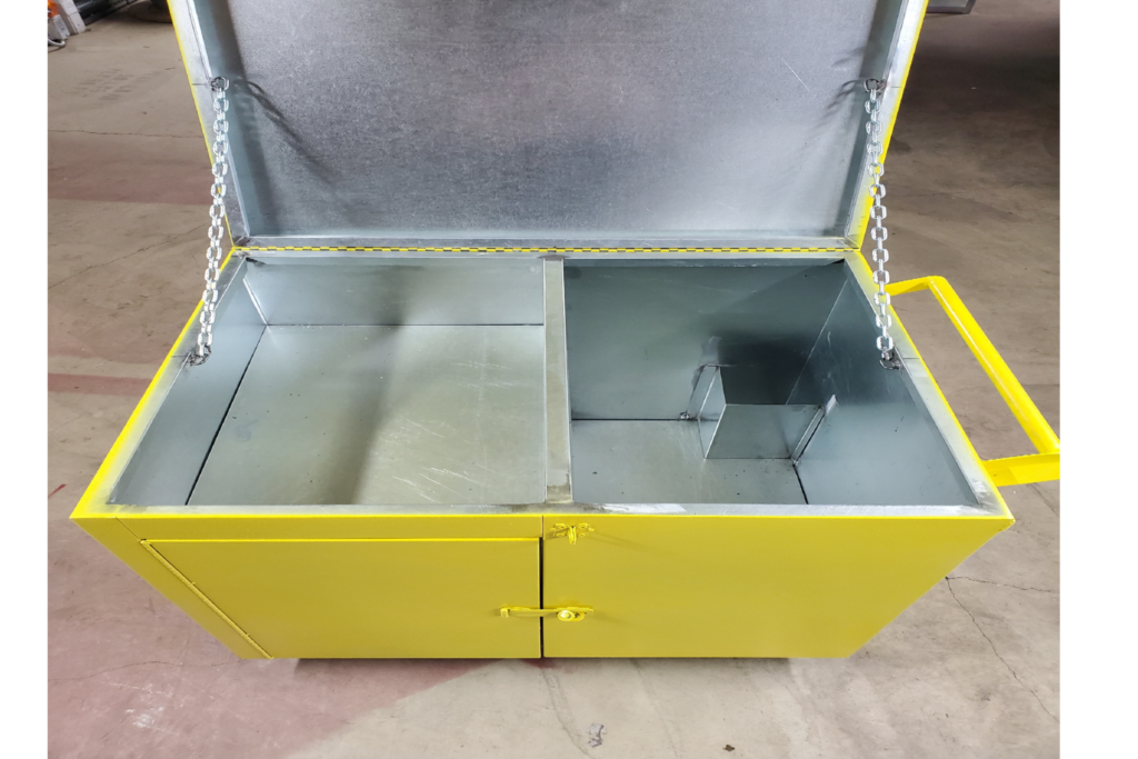 custom yellow safety box