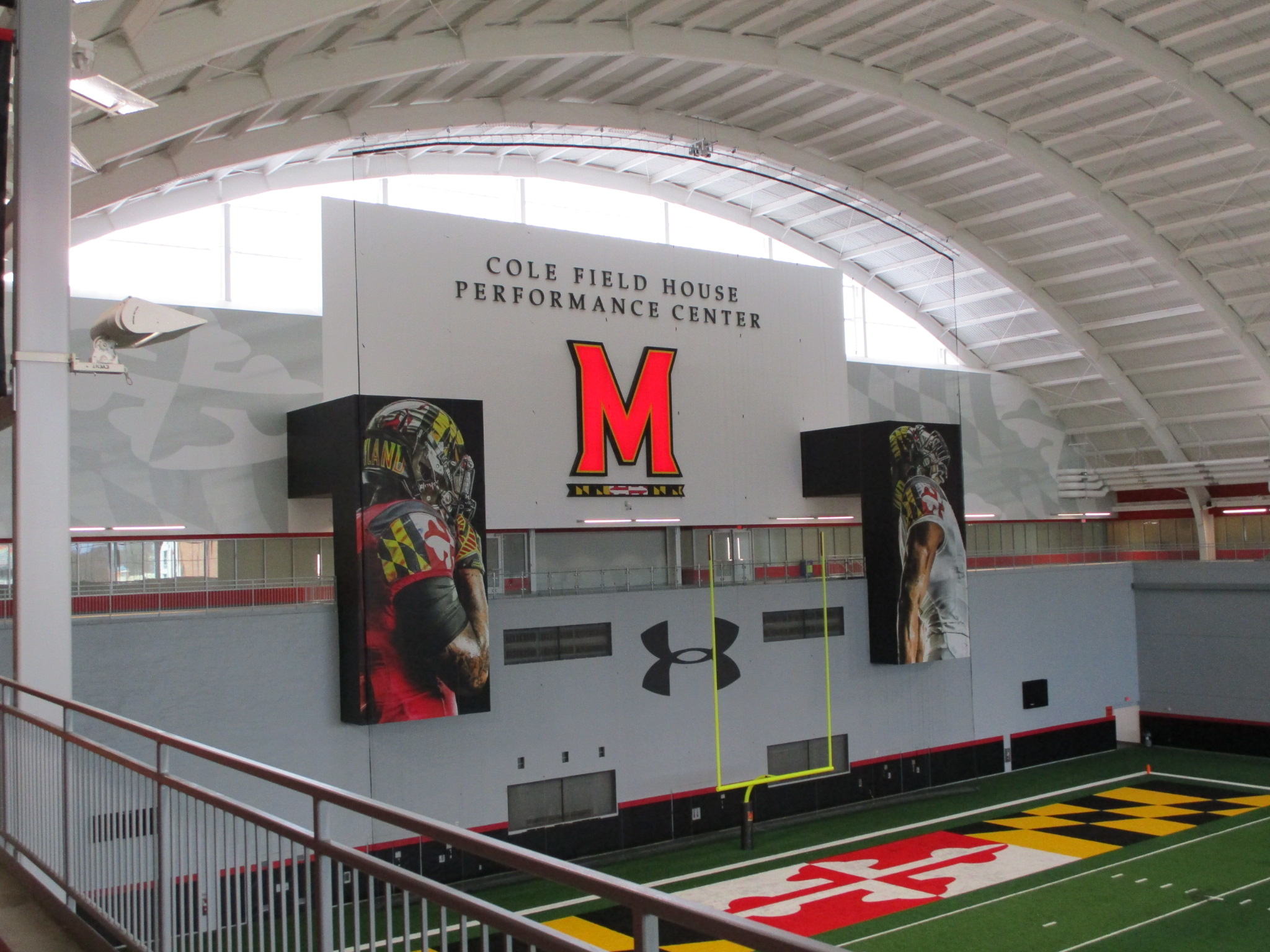 cole field house indoor football field