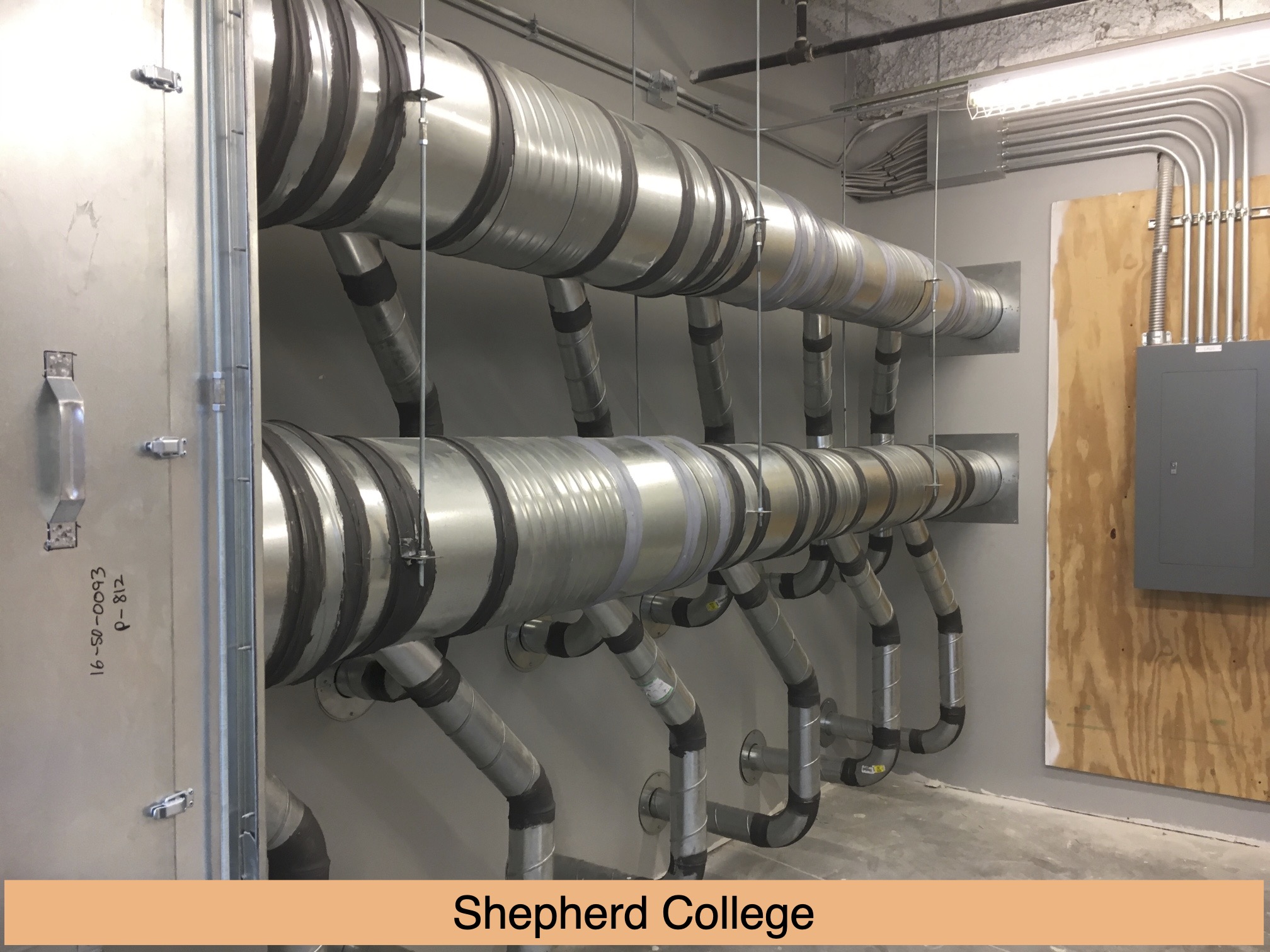 Kaempf & Harris working on vHVAC systems at Shepard College